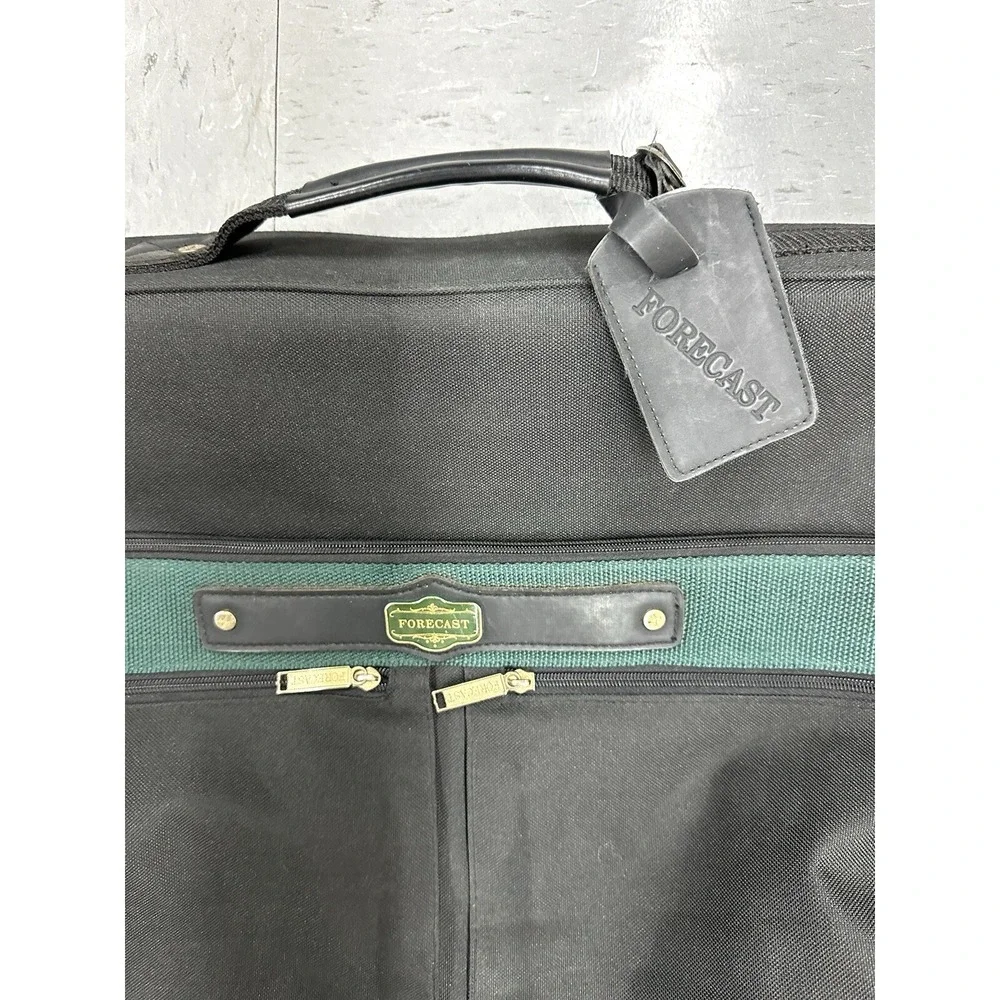 FORECAST Deluxe Garment Bag, Black Canvas (GOOD CONDITION)